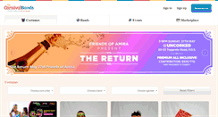 Desktop Screenshot of mycarnivalbands.com